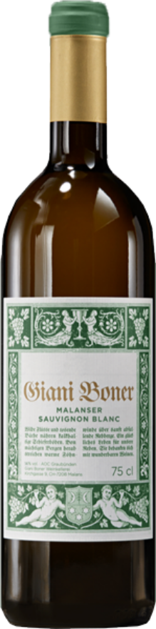 Giani Boner Malanser Sauvignon Blanc 2021, AOC Graubünden, Graubünden
