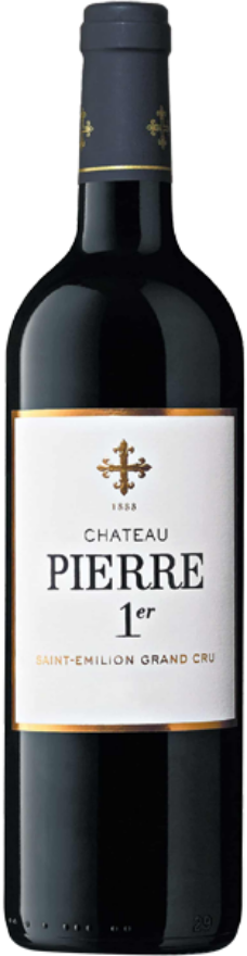 Château Pierre 1er 2019, Grand Cru Classé, St-Emilion AOC, Merlot, Cabernet Franc, Bordeaux, James Suckling: 92