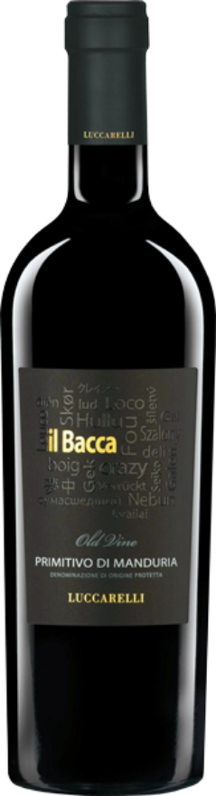 Luccarelli Il Bacca Old Vine Primitivo 2019, Primitivo di Manduria DOP, Primitivo, Puglia