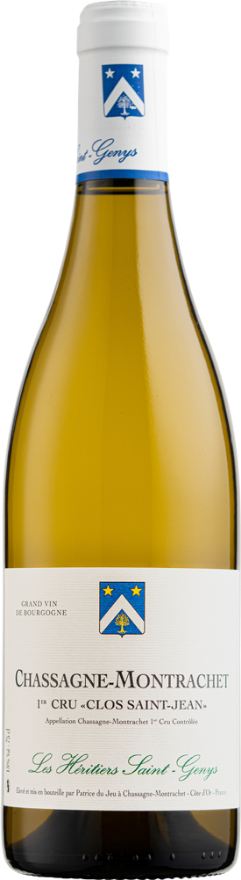 Saint Genys Chassagne-Montrachet Saint Jean 2020, Chassagne-Montrachet 1er Cru Blanc, Chardonnay, Burgund, James Suckling: 97