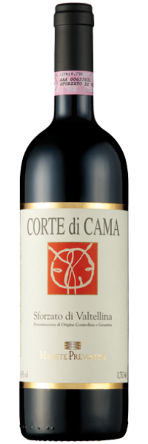 Mamete Prevostini Sforzato Corte di Cama 2019, Sforzato di Valtellina DOCG, Nebbiolo, Valtellina