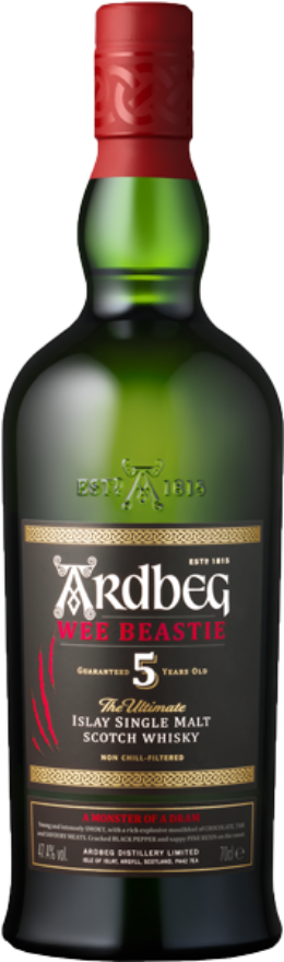 Ardbeg Whisky WEE BEASTIE 5 years old 47.4°, Islay Single Malt Scotch Whisky