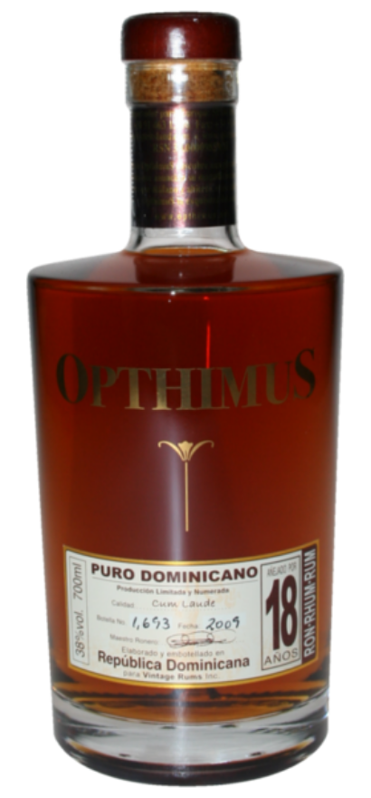 Opthimus 18 year Rum 38°