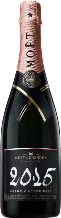 Moët & Chandon Champagner Grand Vintage Rosé 2015, Frankreich, Champagne, Pinot Noir, Chardonnay, Pinot Meunier