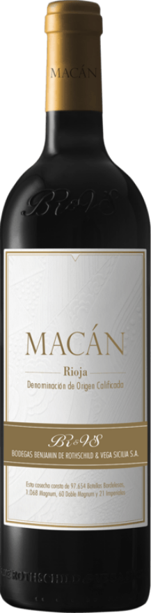 Benjamin Rothschild & Vega Sicilia Macan 2016, Rioja DOCa, Tempranillo, Rioja, Robert Parker: 94, James Suckling: 93