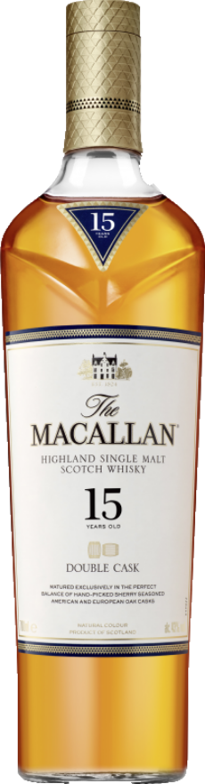 Macallan 15 years Double Cask Whisky 43°, Highland Single Malt Scotch Whisky