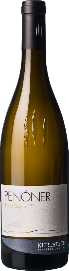Kurtatsch Südtiroler Pinot Grigio Penon 2019, Alto Adige DOC, Pinot Gris, Alto Adige (Südtirol), Falstaff: 92, James Suckling: 93