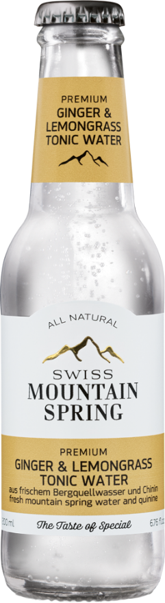Swiss Mountain Spring Ginger Lemongrass Tonic 0° Swiss Mountain Spring Ginger Lemongrass Tonic 0°