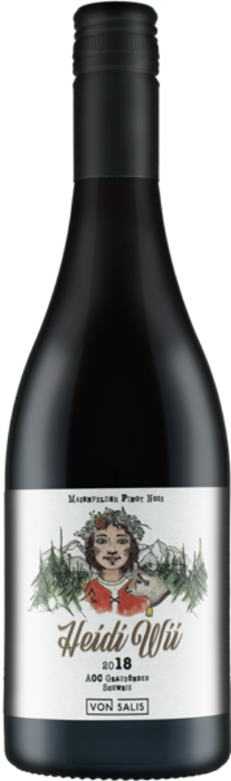 von Salis Heidi-Wii Maienfelder Pinot Noir 2022, AOC Graubünden, Pinot Noir, Graubünden