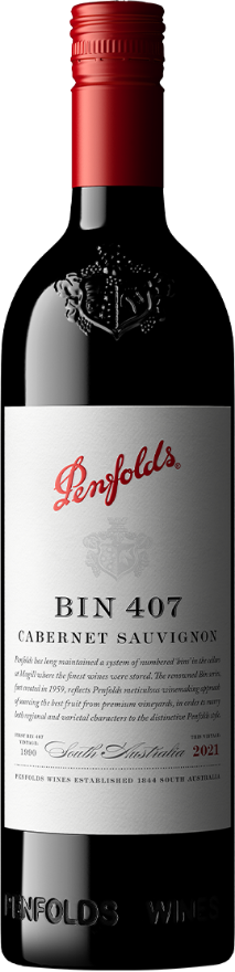 Penfolds Bin 407, Cabernet Sauvignon 2019