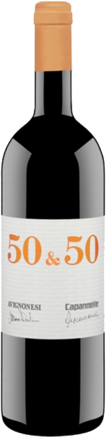 Avignonesi & Capannelle 50 & 50 2018, Toscana IGT, Merlot, Sangiovese, Toscana