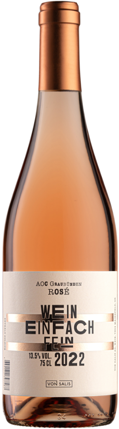 von Salis Wein einfach fein ROSÉ 2022