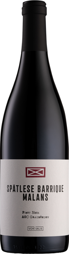 von Salis Malanser Pinot Noir Spätlese 2021, AOC Graubünden - GOLD Grand Prix du Vin Suisse 2023, Pinot Noir, Graubünden, Grand Prix du Vin Suisse: 1, Expovina: 2