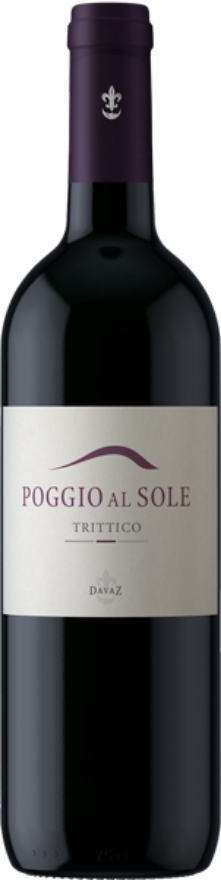 Poggio al Sole Trittico 2021, IGT Rosso Toscana, Sangiovese, Merlot, Cabernet Sauvignon, Toscana