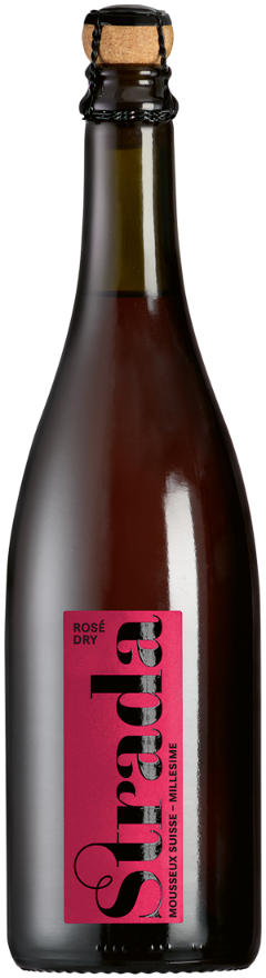 Strada Mousseux Millésime Rosé Dry 2022, VdP Suisse, Pinot Noir, Schaffhausen, Expovina: 2