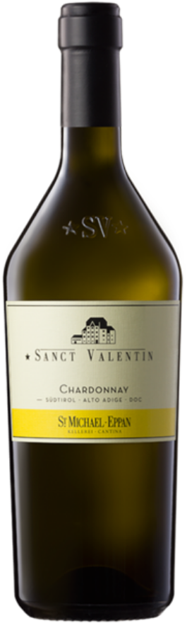 St. Michael Chardonnay St.Valentin 2021, Alto Adige DOC, Chardonnay, Alto Adige (Südtirol), James Suckling: 92, Falstaff: 93, Robert Parker: 92