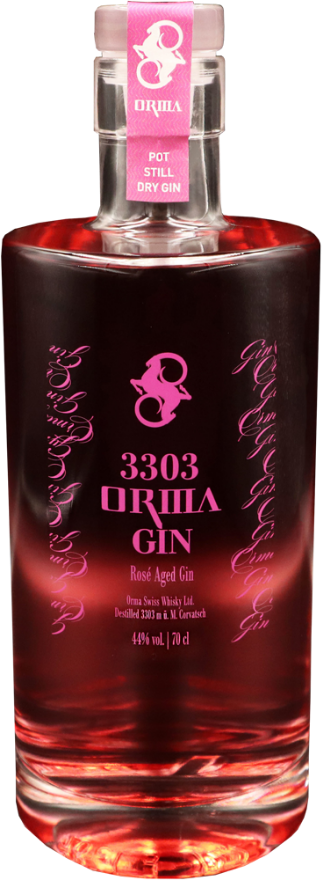 ORMA 3033 Rosé Cask Aged Gin 44°, Schweiz, Engadin
