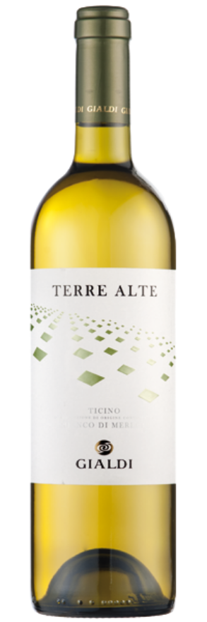 Gialdi Terre Alte Bianco di Merlot 2022, Ticino DOC, 15er-Karton, Merlot, Tessin