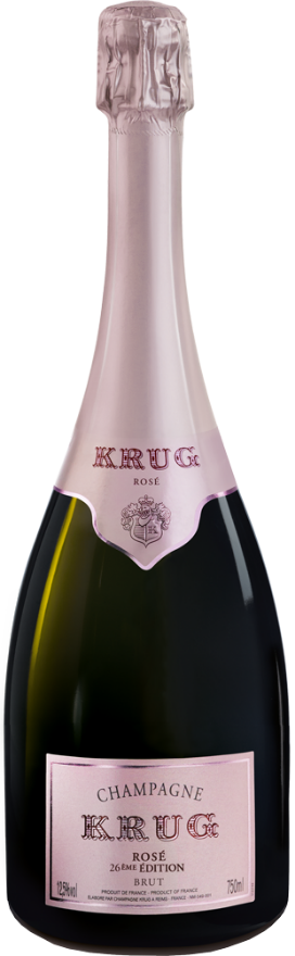 Krug Champagner Rosé Brut 26 Edition, Frankreich, Champagne, Pinot Noir, Chardonnay, Pinot Meunier