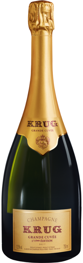 Krug Grande Cuvée Brut Champagne 171 Edition, Frankreich, Champagne, Pinot Noir, Chardonnay, Pinot Meunier
