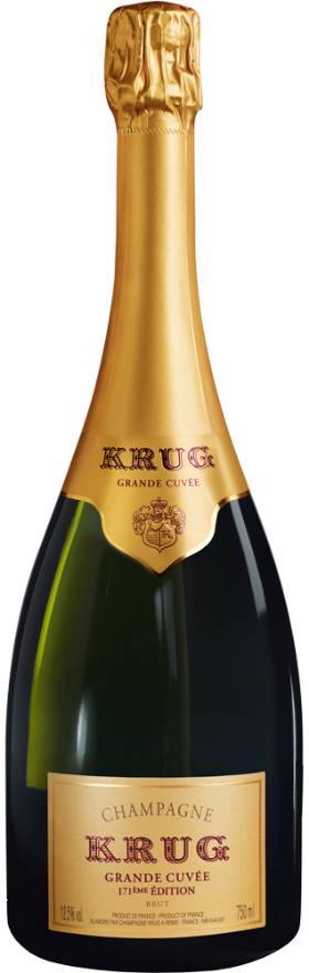 Krug Grande Cuvée Brut Champagne 171 Edition, Frankreich, Champagne, Pinot Noir, Chardonnay, Pinot Meunier, Falstaff: 97