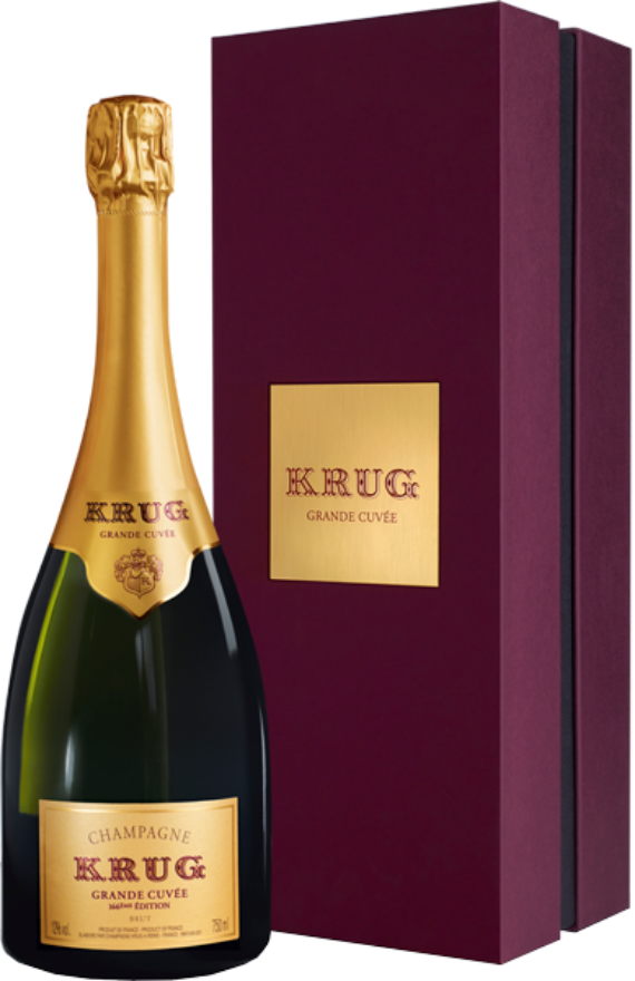 Krug Grande Cuvée Brut Champagne 170 Giftbox, Frankreich, Champagne, Pinot Noir, Chardonnay, Pinot Meunier