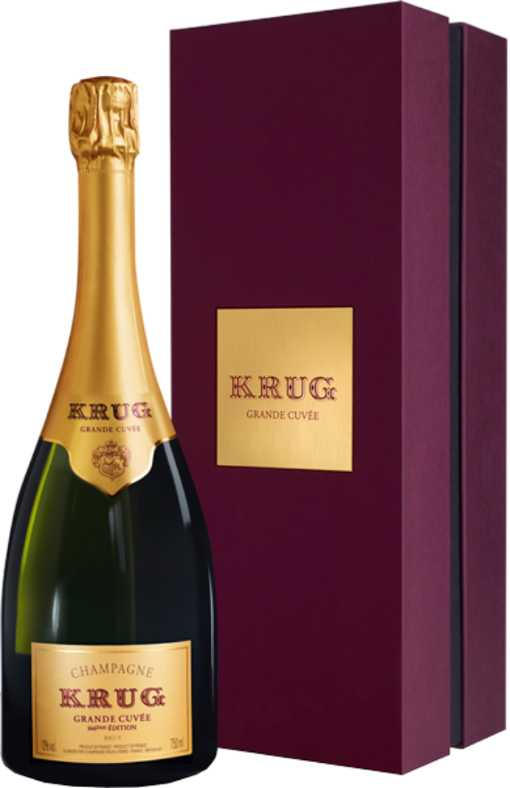 Krug Grande Cuvée Brut Champagne 170, Frankreich, Champagne, Gift Box, Pinot Noir, Chardonnay, Pinot Meunier