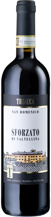 Triacca Sforzato San Domenico 2018, Sforzato di Valtellina DOCG, Nebbiolo, Valtellina, Robert Parker: 92