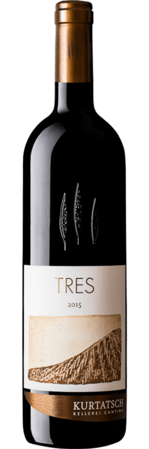 Kurtatsch Merlot Cabernet Riserva TRES 2016, Alto Adige DOC, Merlot, Cabernet Franc, Cabernet Sauvignon, Alto Adige (Südtirol)