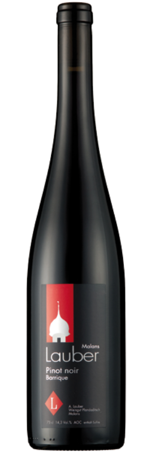 Lauber Malanser Pinot Noir Barrique 2021, AOC Graubünden, Pinot Noir, Graubünden