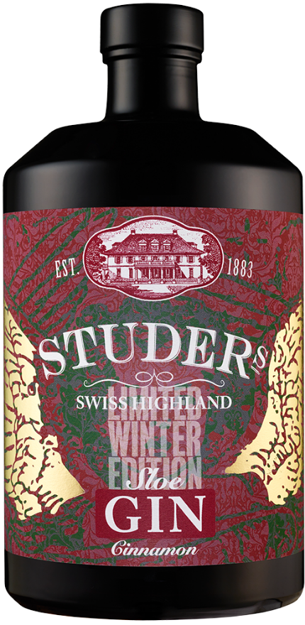 Studer Swiss Highland Sloe Gin Cinnamon 26.6°