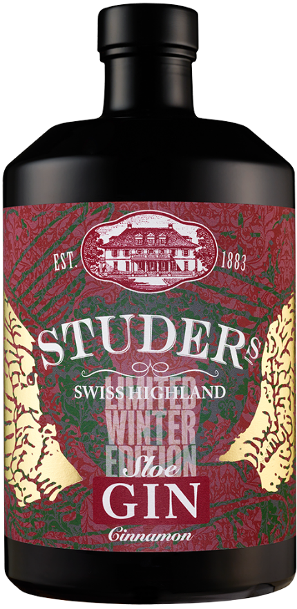 Studer Swiss Highland Sloe Gin Cinnamon 26.6°, Gin, Schweiz