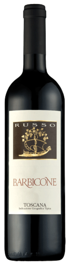 Russo Barbicone 2019, Toscana IGT, Sangiovese, Colorino, Ciliegiolo, Giacomino, Canaiolo, Toscana