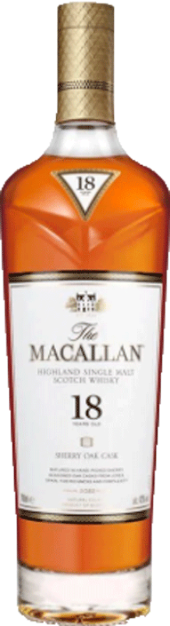 Macallan 18 years Sherry Oak 43°, Highland Single Malt Scotch Whisky