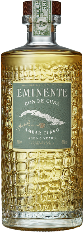 Eminente Ámbar Claro 3 Años Rum 40%, Ron de Cuba