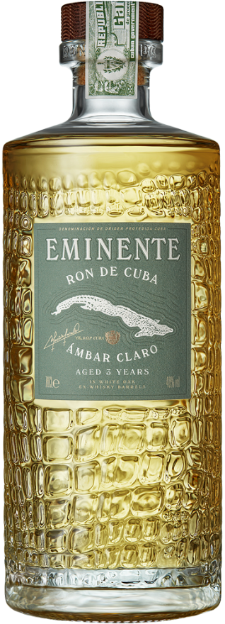 Eminente Ámbar Claro 3 Años Rum 40°, 70cl, Ron de Cuba