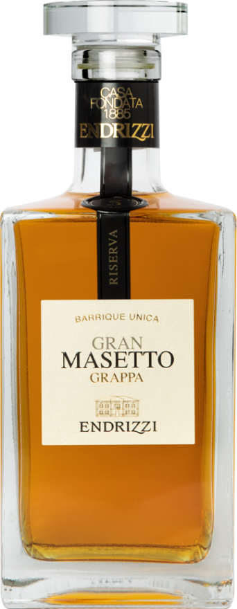 Endrizzi Grappa Gran Masetto 43°, Grappa Barricata dal Trentino