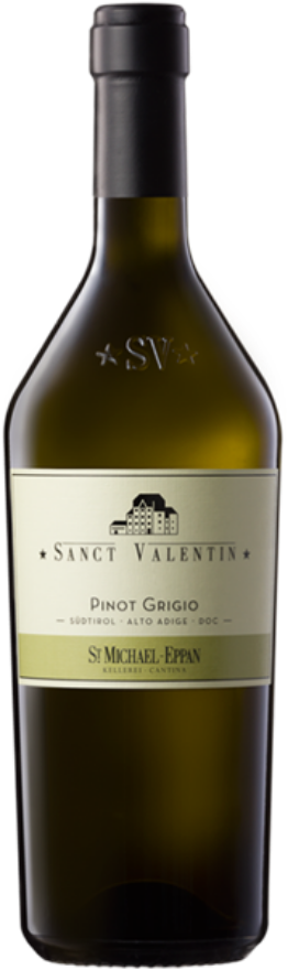 St. Michael Pinot Grigio St.Valentin 2021, 75cl, Südtirol DOC, Pinot Gris, Südtirol, James Suckling: 92, Robert Parker: 92, Falstaff: 92