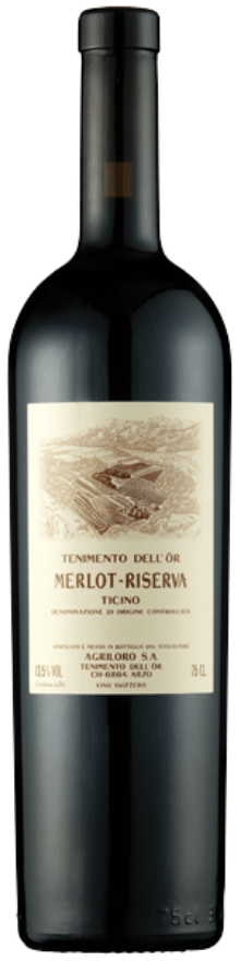 Agriloro Merlot Riserva dell Ör 2020, 75cl, Ticino DOC, Merlot, Tessin