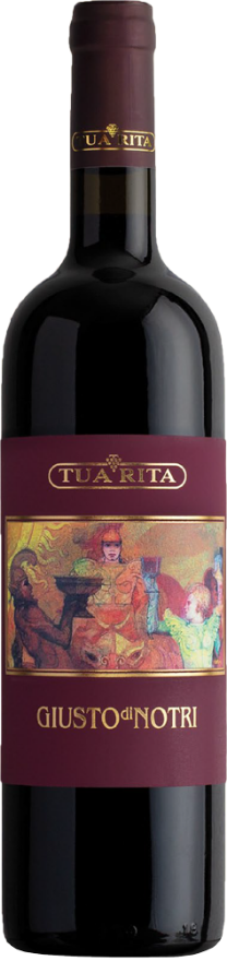 Tua Rita Giusto di Notri 2021, Rosso Toscana IGT, Cabernet Sauvignon, Merlot, Cabernet Franc, Toscana, James Suckling: 96, Falstaff: 96