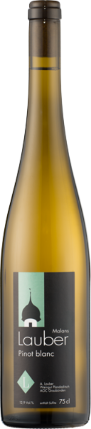 Lauber Malanser Pinot Blanc 2022, AOC Graubünden, Pinot Blanc, Graubünden