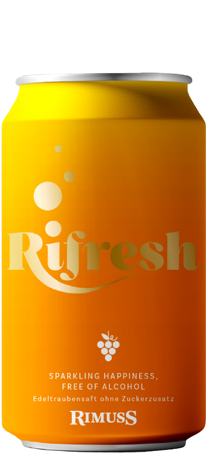 Rimuss Rifresh Dose, 33cl, Sparkling Happiness, free of Alcohol