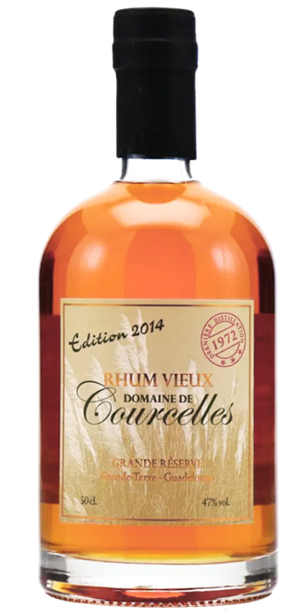 Rhum Vieux V.X. 1972 47° Domaine de Courcelles, 50cl, Guadeloupe (38 Jahre Eichenfass)