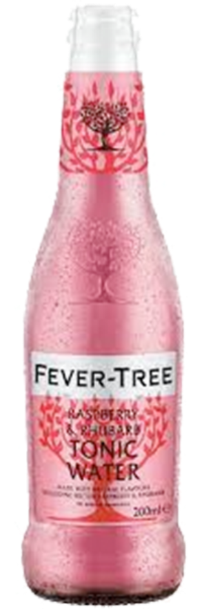 Fever Tree Tonic Raspberry & Rhubarb, 20cl, Grossbritannien, 24er-Pack
