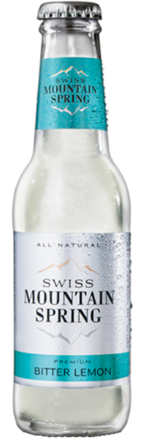Swiss Mountain Spring Bitter Lemon, 20cl, Schweiz, 24er-Pack