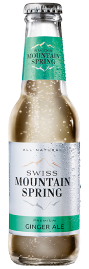 Swiss Mountain Spring Ginger Ale, 20cl, Schweiz, 24er-Pack