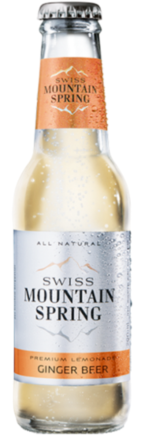 Swiss Mountain Spring Ginger Beer, 20cl, Schweiz, 24er-Pack