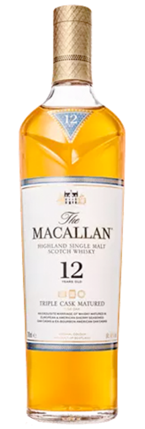 Macallan 12 years Triple Cask 40°, 70cl, Speyside Single Malt Whisky