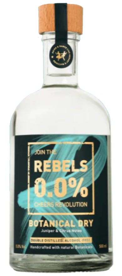 Rebels Botanical Dry Alternative 0° alkoholfrei, 50cl, alkoholfreie Gin Alternative