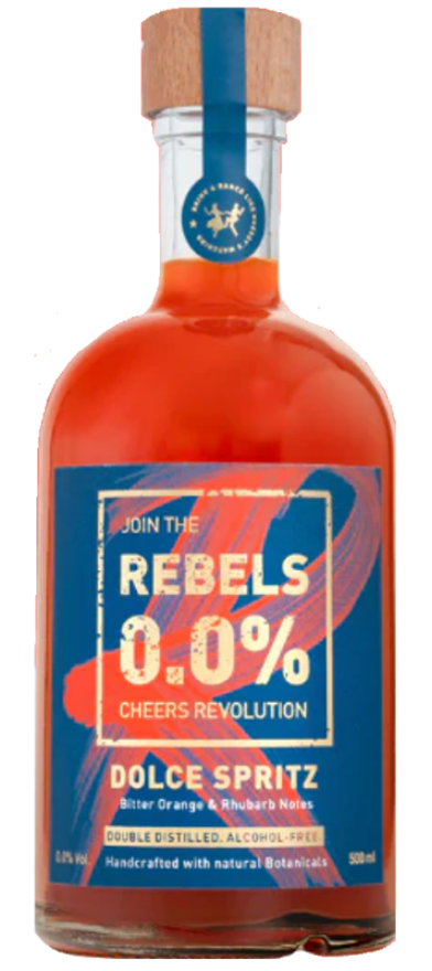 Rebels Dolce Spritz 0° alkoholfrei, 50cl, alkoholfreie Spritz Alternative